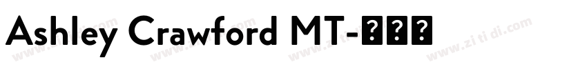 Ashley Crawford MT字体转换 Ashley Crawford MT字体转换